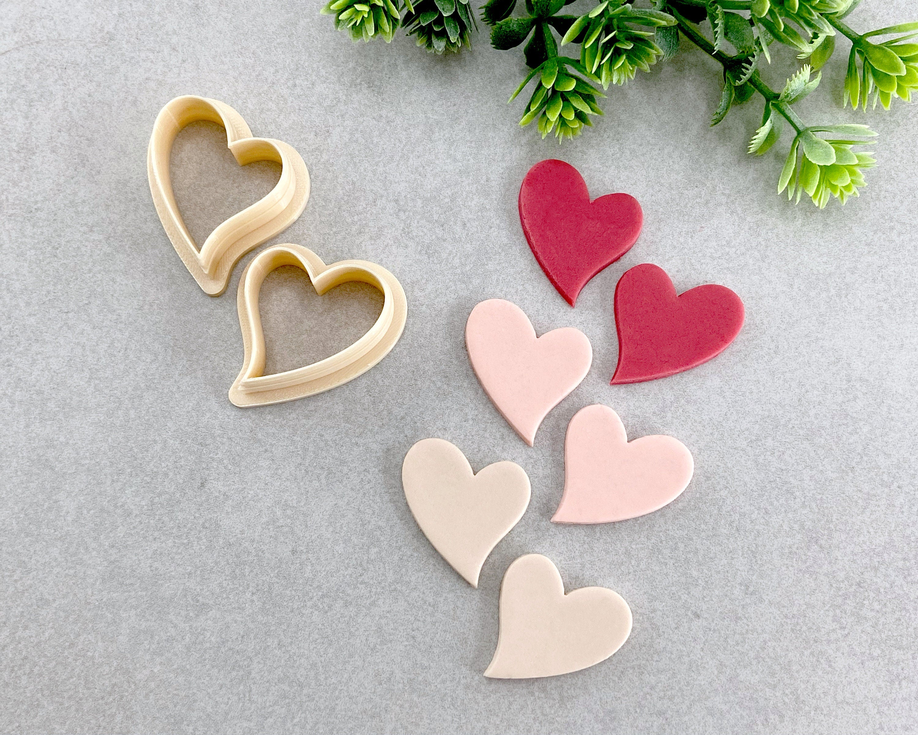 Pointy Hearts Valentine's Day Clay Cutters – BabylonCutters